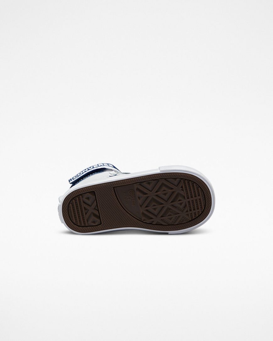 Converse Pro Blaze Reima Easy-On Varsity Club Høye Sko Gutt Hvite Marineblå Hvite | 039WYTCOH
