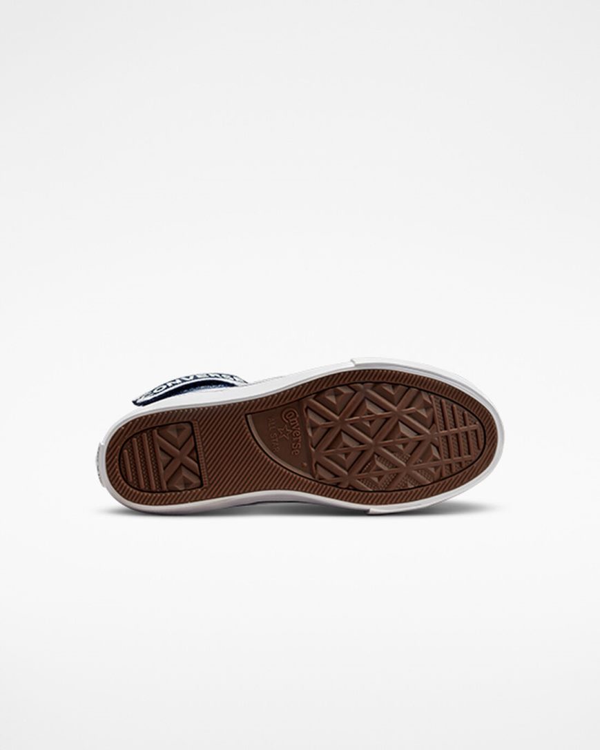 Converse Pro Blaze Reima Easy-On Varsity Club Høye Sko Gutt Hvite Marineblå Hvite | 716HMNVAR