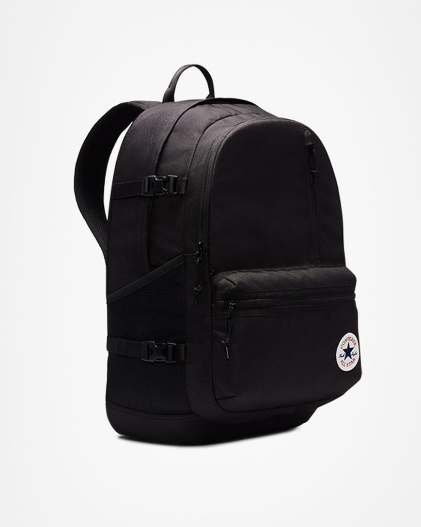 Converse Rett Edge Ryggsekk Dame Svarte | 402TVXUKD