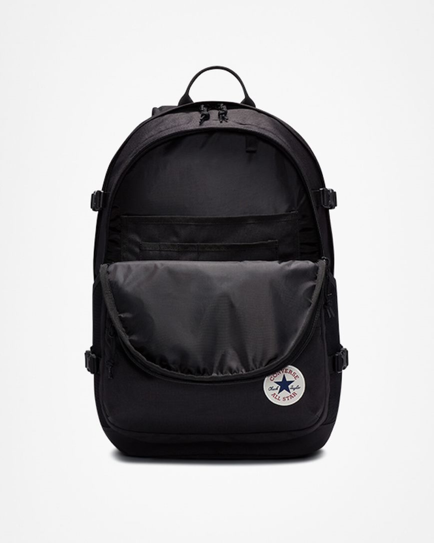 Converse Rett Edge Ryggsekk Dame Svarte | 402TVXUKD