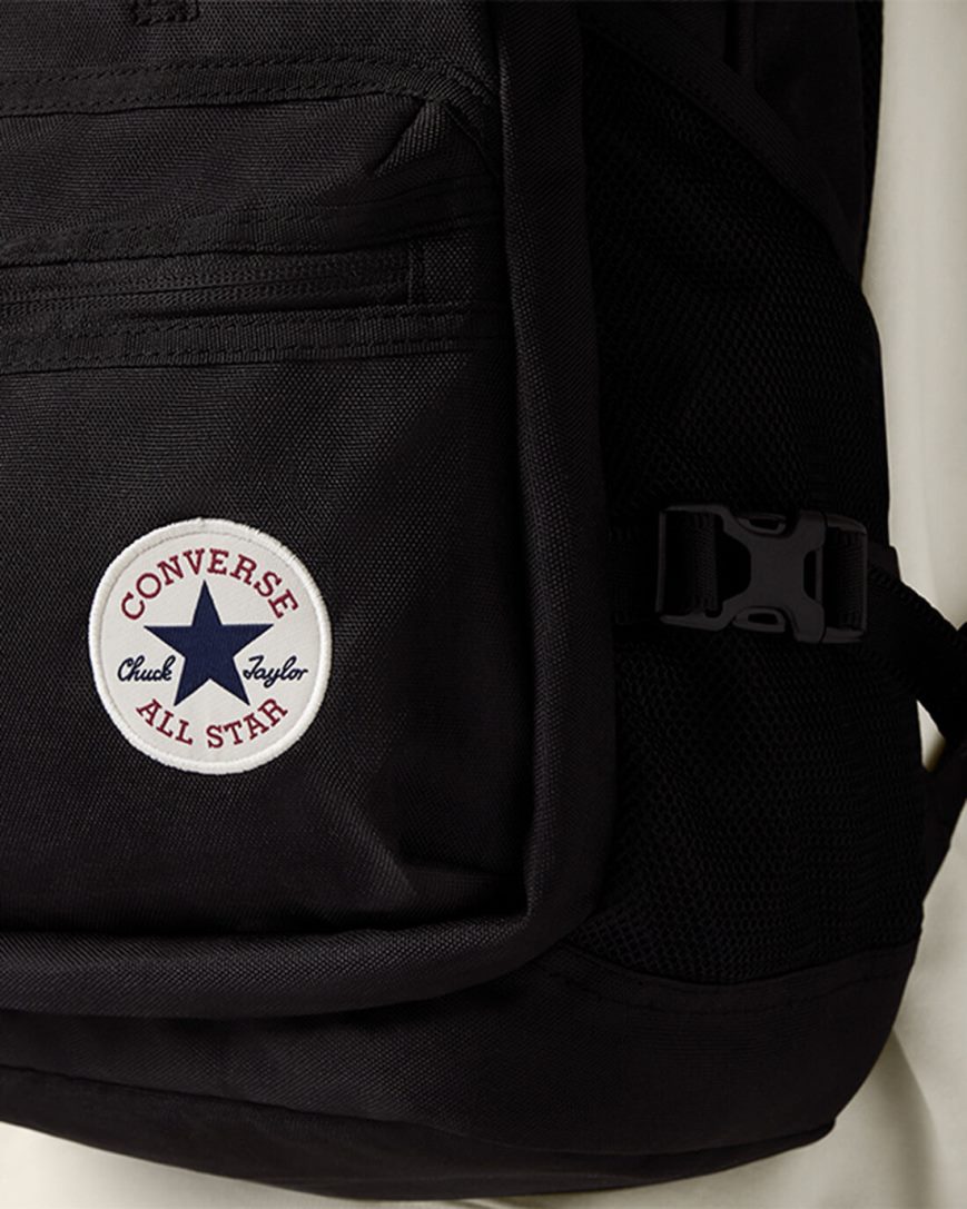 Converse Rett Edge Ryggsekk Dame Svarte | 402TVXUKD