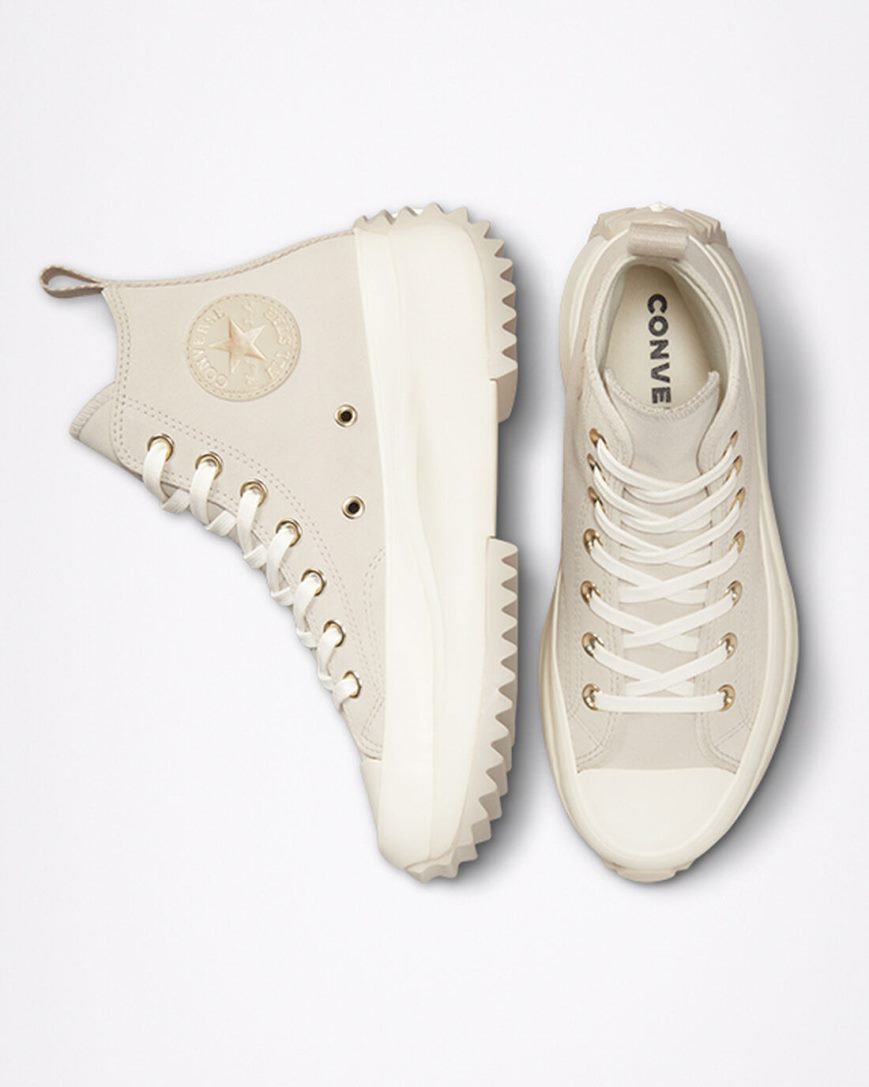 Converse Run Star Hike Earthy Neutrals Høye Platform Sko Herre Beige | 826NOTKVG