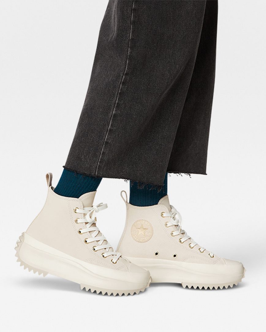 Converse Run Star Hike Earthy Neutrals Høye Platform Sko Herre Beige | 826NOTKVG