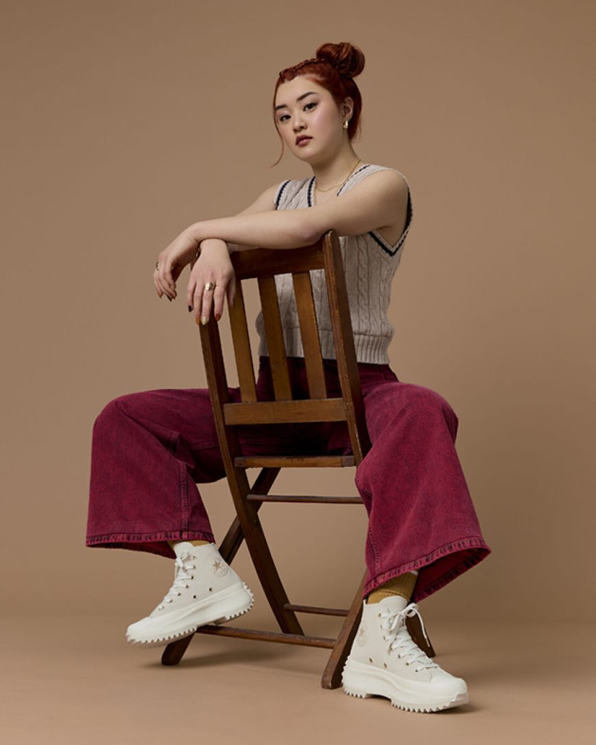 Converse Run Star Hike Earthy Neutrals Høye Platform Sko Herre Beige | 826NOTKVG