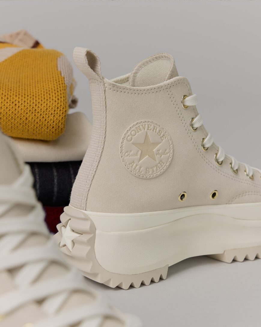 Converse Run Star Hike Earthy Neutrals Høye Platform Sko Herre Beige | 826NOTKVG