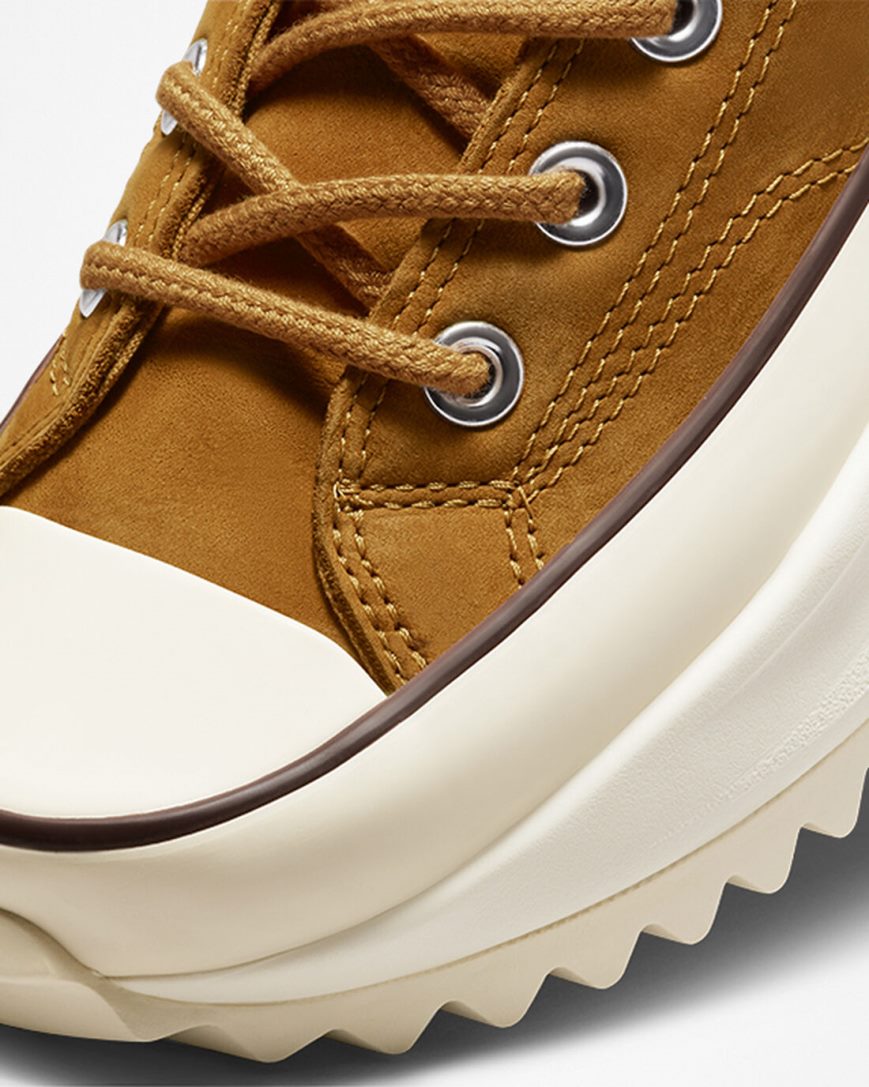 Converse Run Star Hike Høye Platform Sko Dame Brune Grå | 847PUWLKR