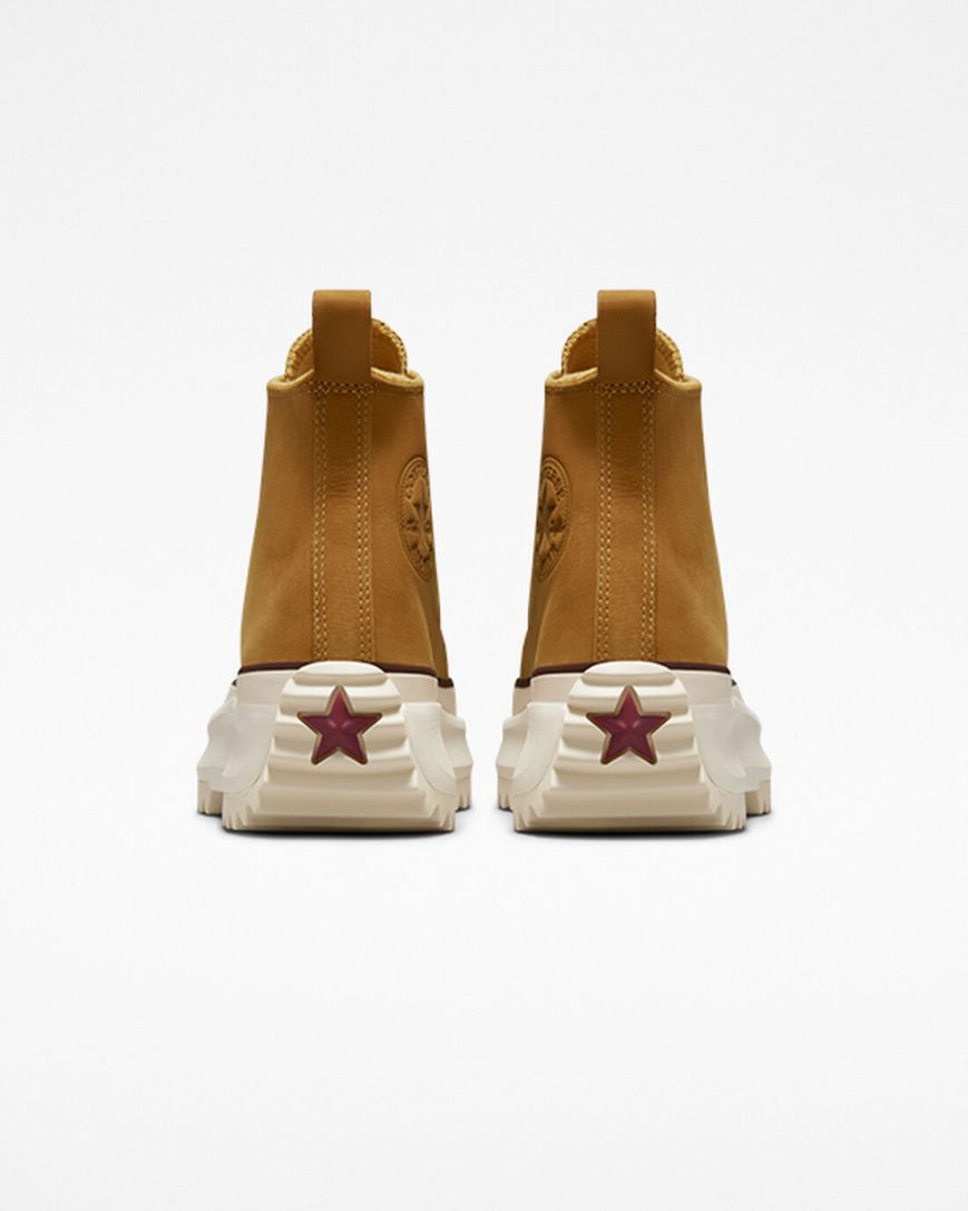 Converse Run Star Hike Høye Platform Sko Dame Brune Grå | 847PUWLKR