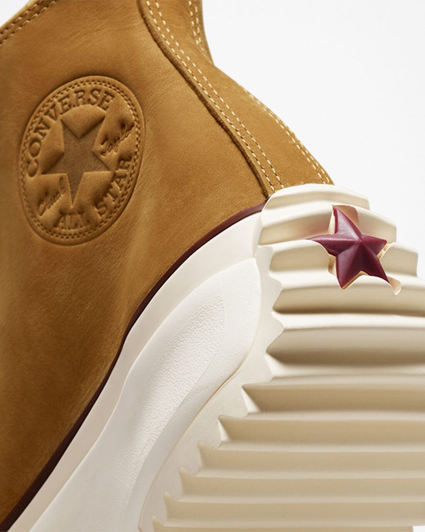 Converse Run Star Hike Høye Platform Sko Herre Brune Grå | 986UWHPQL