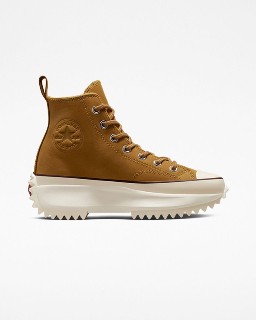 Converse Run Star Hike Høye Platform Sko Herre Brune Grå | 986UWHPQL
