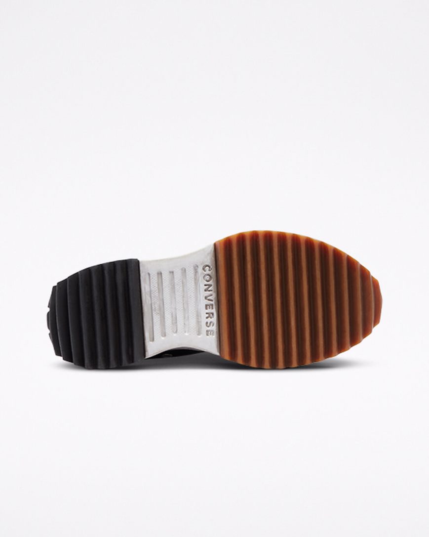 Converse Run Star Hike Smoked Canvas Høye Platform Sko Dame Hvite | 385WOETBU