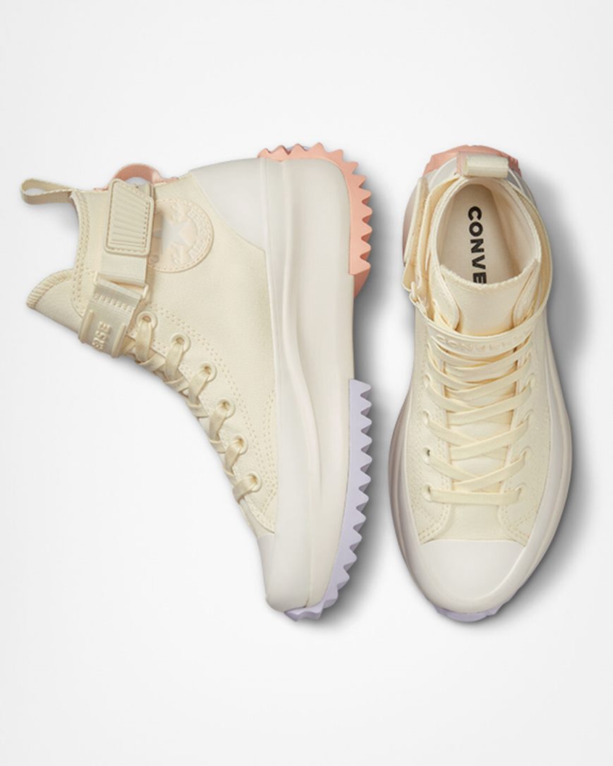 Converse Run Star Hike Utility Reima Høye Platform Sko Herre Beige | 853IJKAPY