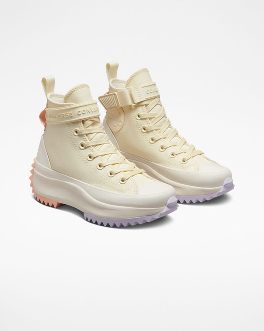 Converse Run Star Hike Utility Reima Høye Platform Sko Herre Beige | 853IJKAPY