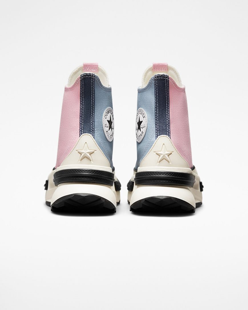 Converse Run Star Legacy CX Denim & Canvas Høye Sko Herre Oransje Rosa | 243LDCBFM