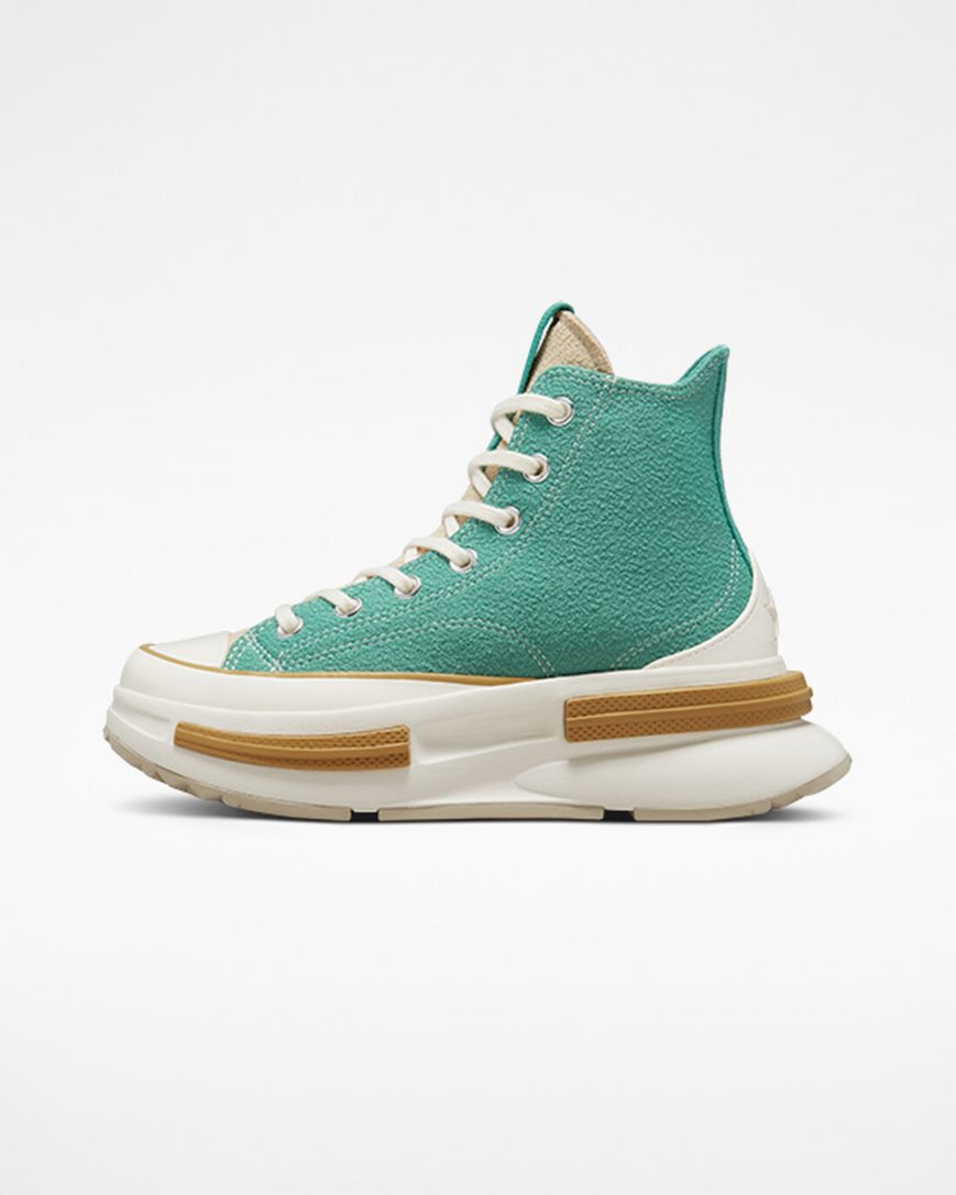 Converse Run Star Legacy CX Textured Høye Sko Dame Grønn | 620SONPQH