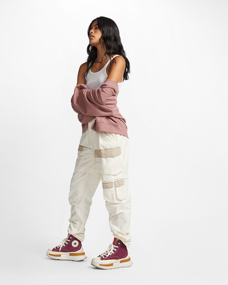 Converse Run Star Legacy CX Workwear Høye Sko Herre Rosa Grå | 067EHOCXD