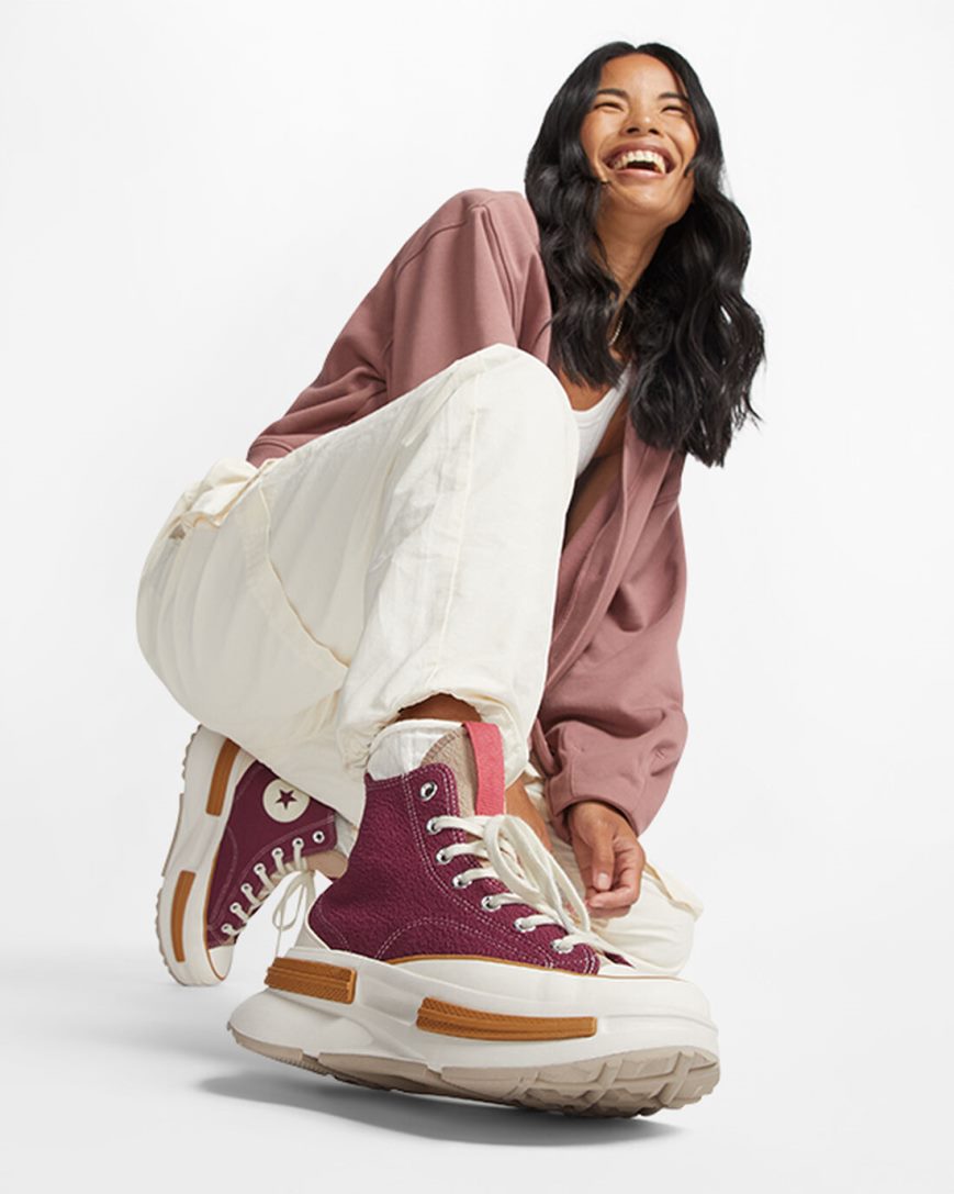 Converse Run Star Legacy CX Workwear Høye Sko Herre Rosa Grå | 067EHOCXD