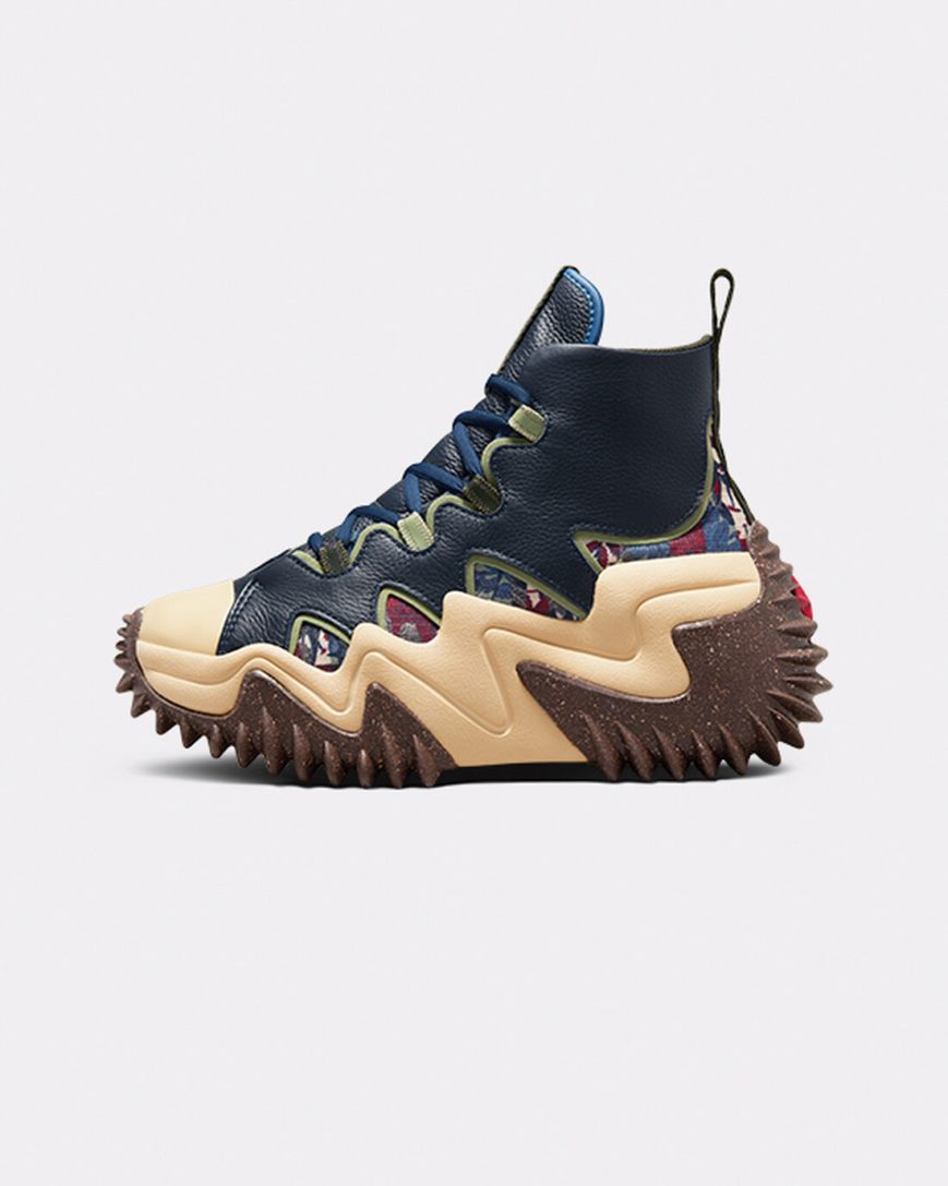 Converse Run Star Motion CX Black Joy Høye Sko Dame Mørke Obsidian | 140KUYXCQ