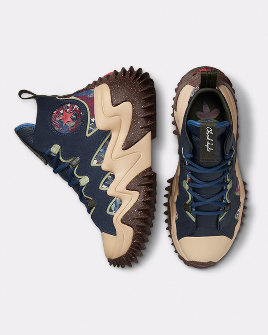 Converse Run Star Motion CX Black Joy Høye Sko Dame Mørke Obsidian | 140KUYXCQ