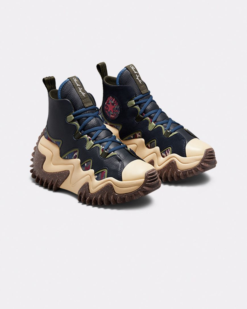Converse Run Star Motion CX Black Joy Høye Sko Herre Mørke Obsidian | 942KESVCJ