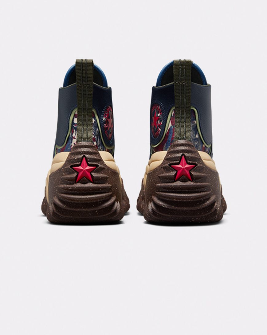 Converse Run Star Motion CX Black Joy Høye Sko Herre Mørke Obsidian | 942KESVCJ