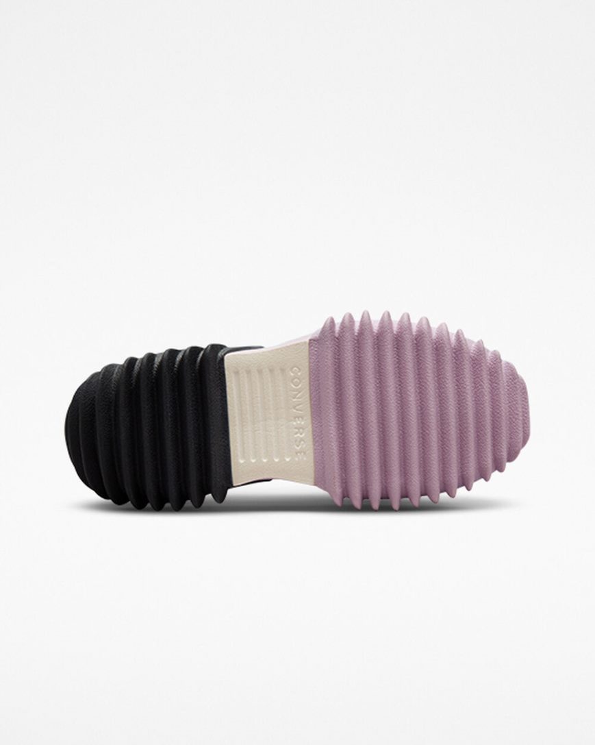 Converse Run Star Motion CX Høye Platform Sko Dame Hvite Lilla Svarte | 609ILXWOD