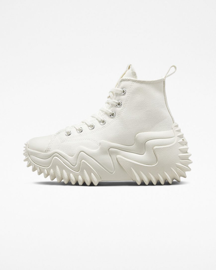 Converse Run Star Motion CX Høye Platform Sko Dame Beige Lyse | 624BLWHAX