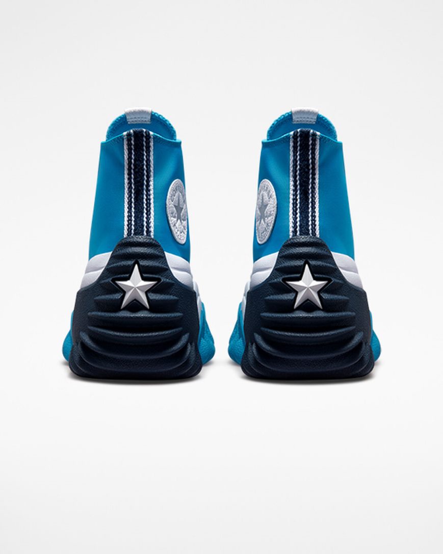 Converse Run Star Motion CX Høye Platform Sko Dame Blå Marineblå Hvite | 843WYKOGD