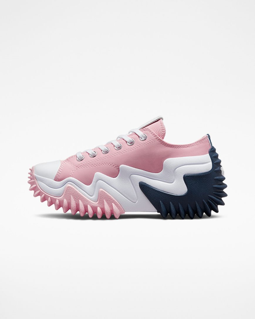 Converse Run Star Motion CX Lave Platform Sko Dame Oransje Rosa Marineblå Hvite | 471MWHFZC