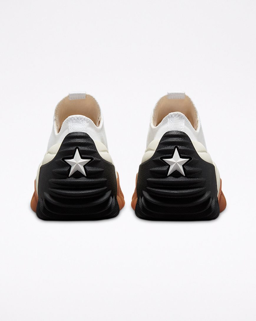 Converse Run Star Motion CX Lave Platform Sko Herre Hvite Svarte | 746WRCYQG