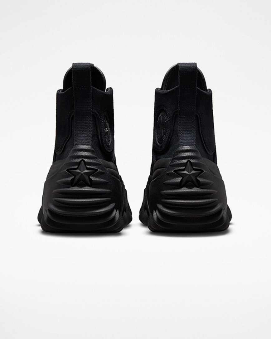 Converse Run Star Motion CX Workwear Høye Platform Sko Herre Svarte | 495GUKTXS