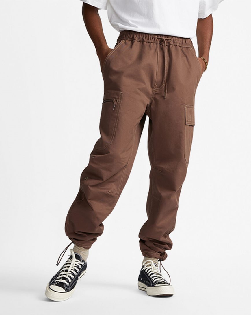 Converse Star Chevron Cargo Bukse Herre Brune | 924ITWLRZ