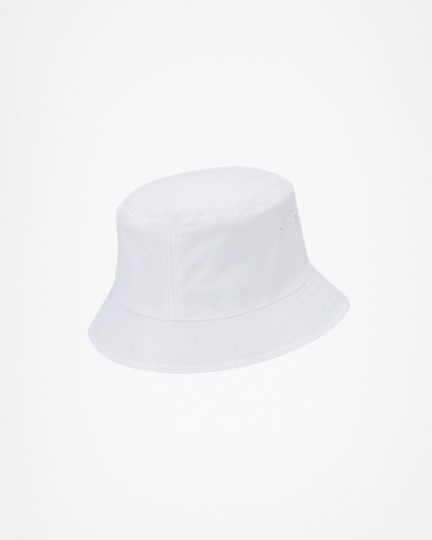 Converse Star Chevron Logo Reversible Bucket Hatt Dame Hvite | 921EUDCAF
