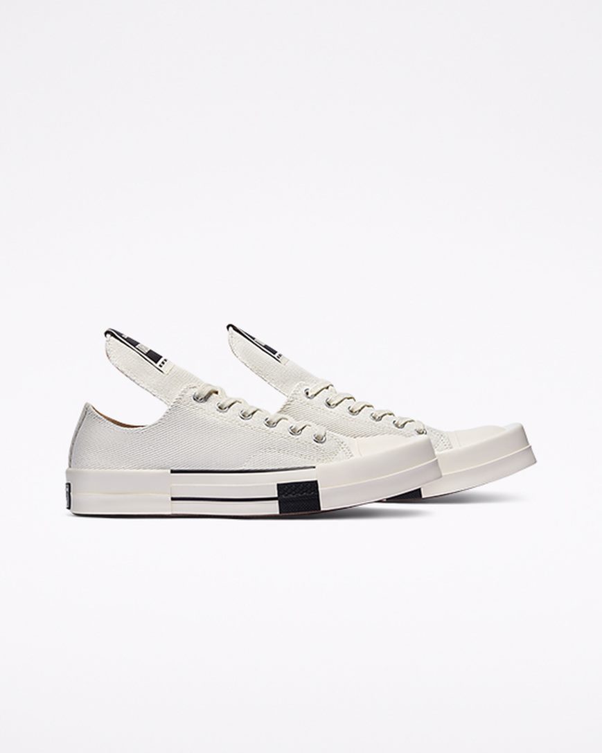 Converse TURBODRK Chuck 70 Lave Sko Dame Hvite Svarte | 462EFLXQS