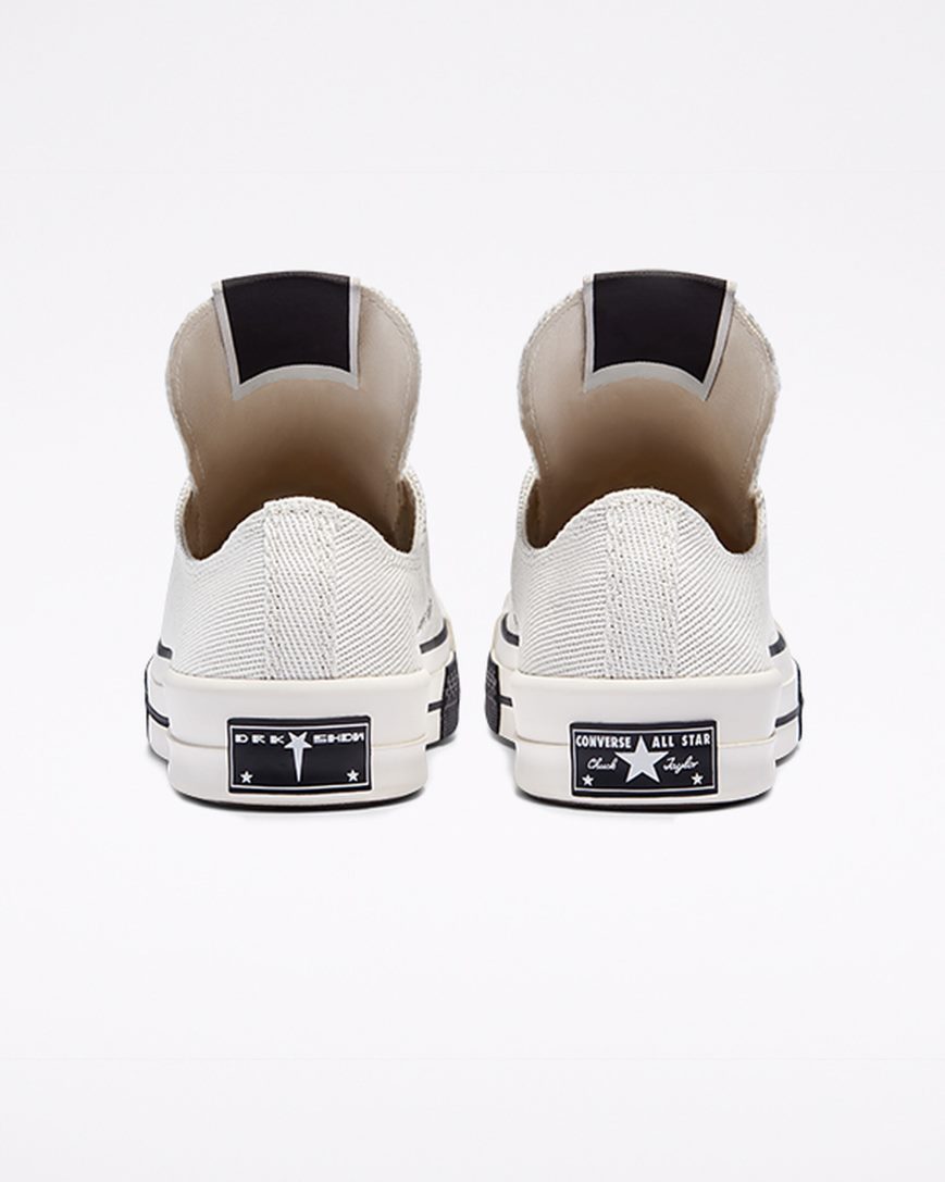 Converse TURBODRK Chuck 70 Lave Sko Dame Hvite Svarte | 462EFLXQS
