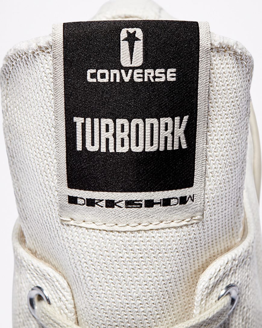 Converse TURBODRK Chuck 70 Lave Sko Herre Hvite Svarte | 356TCEFMB