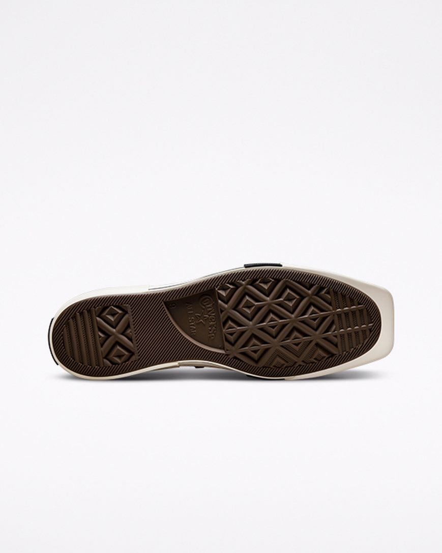 Converse TURBODRK Chuck 70 Lave Sko Herre Sølv Svarte | 945LZCGXF