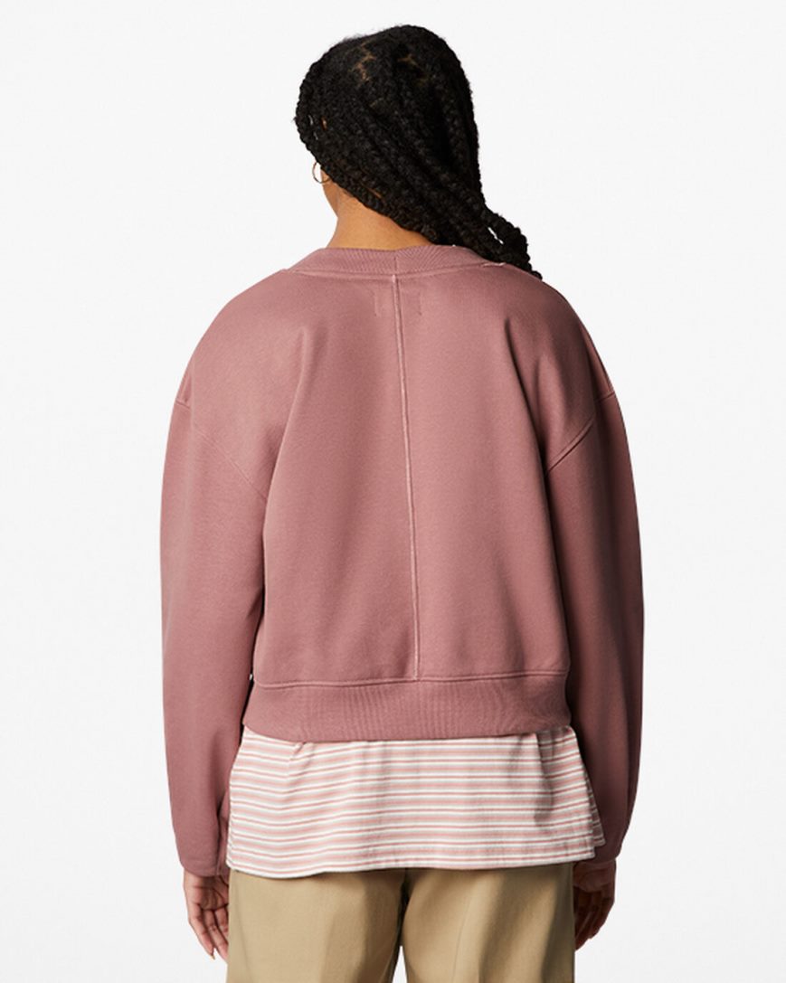 Converse Twisted Knits Cardigan Gensere Dame Burgunder | 843VRTZIN
