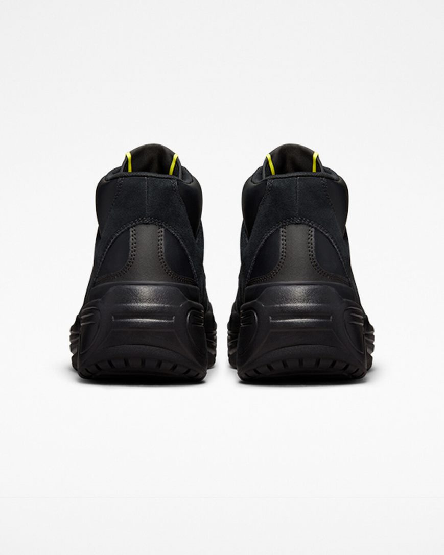 Converse Weapon CX Monster Clash Høye Sko Dame Svarte Gul | 812EMXKDQ