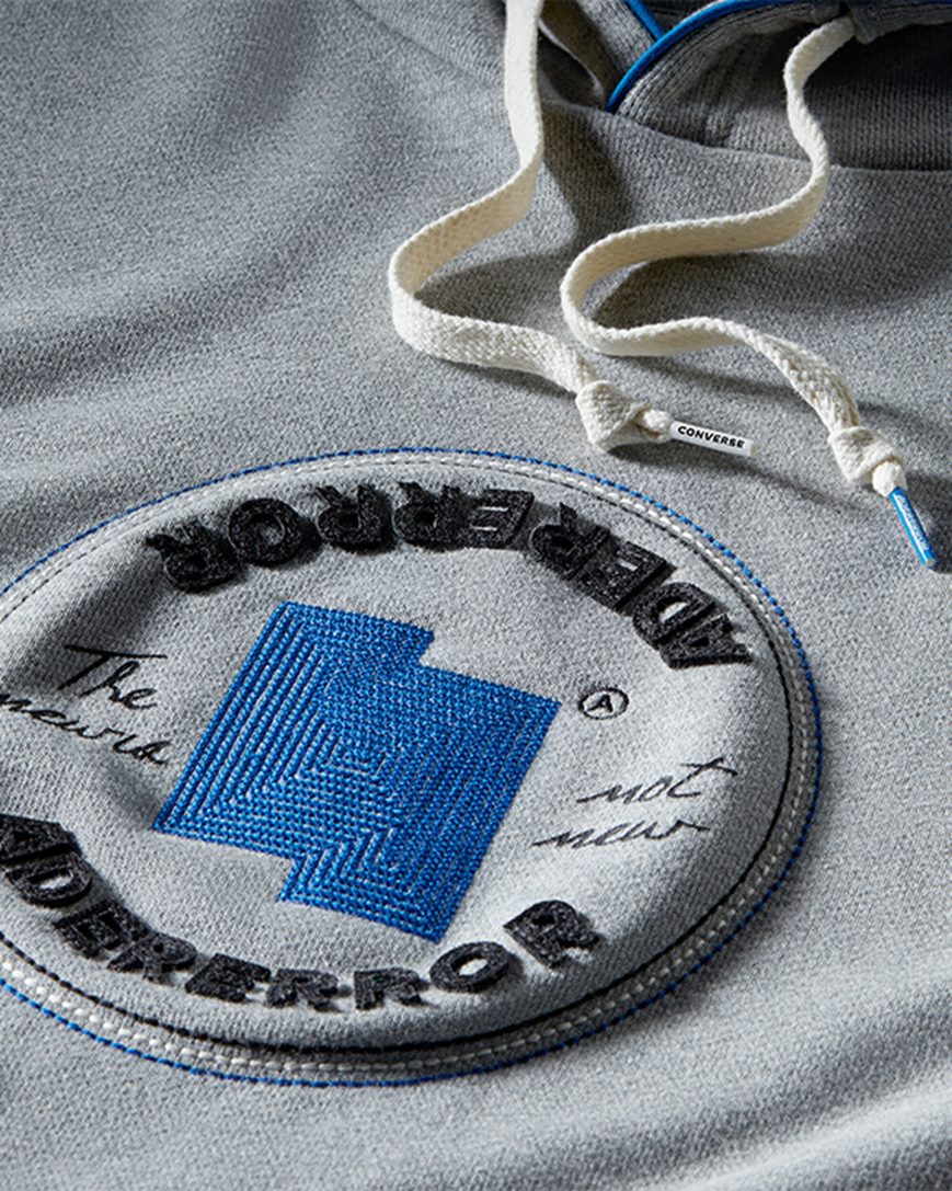 Converse x ADER ERROR SHAPES Pullover Hettegensere Herre Grå | 250EIDAGC