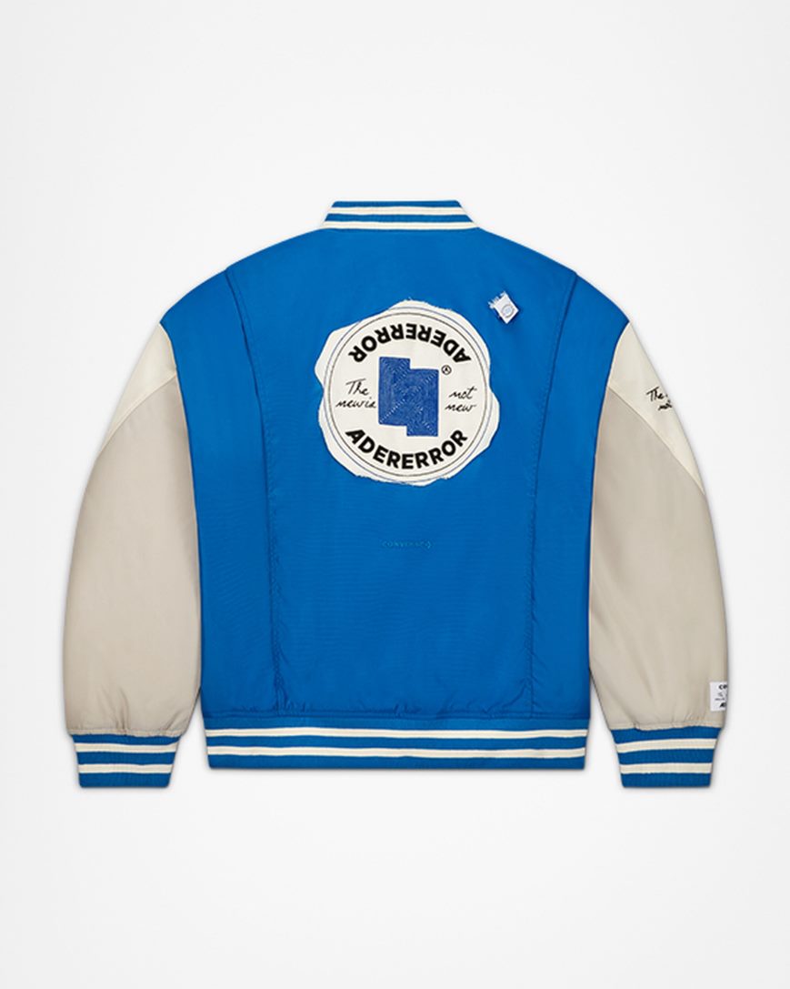 Converse x ADER ERROR SHAPES Varsity Jakke Herre Blå | 874KSQOZH
