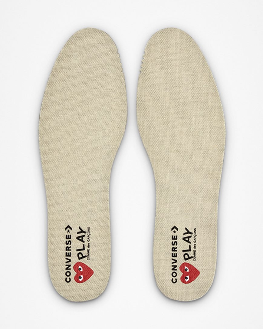 Converse x Comme des Garçons PLAY Chuck 70 Høye Sko Dame Blå Svarte | 032CSXZPM