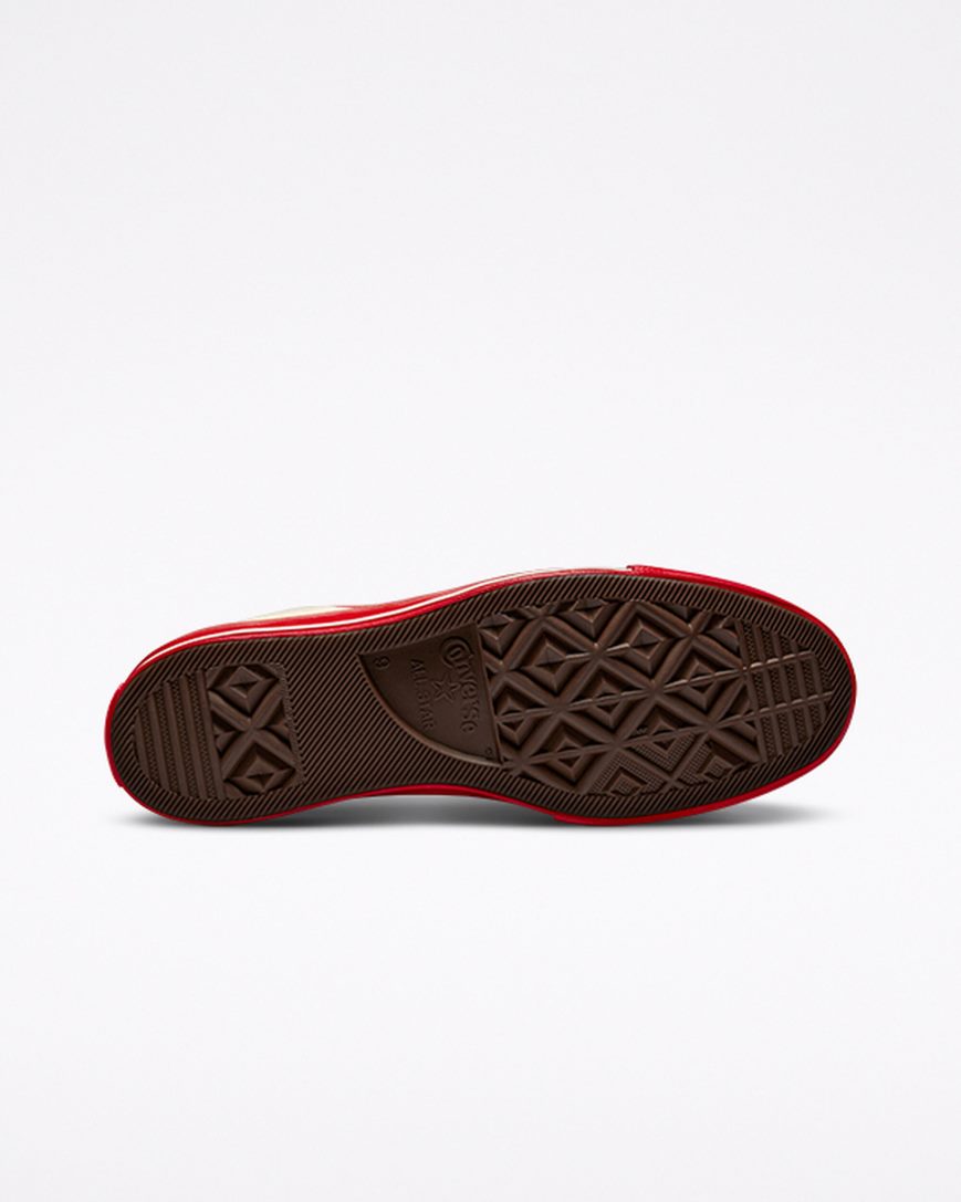 Converse x Comme des Garçons PLAY Chuck 70 Lave Sko Herre Rød | 150OAGCES