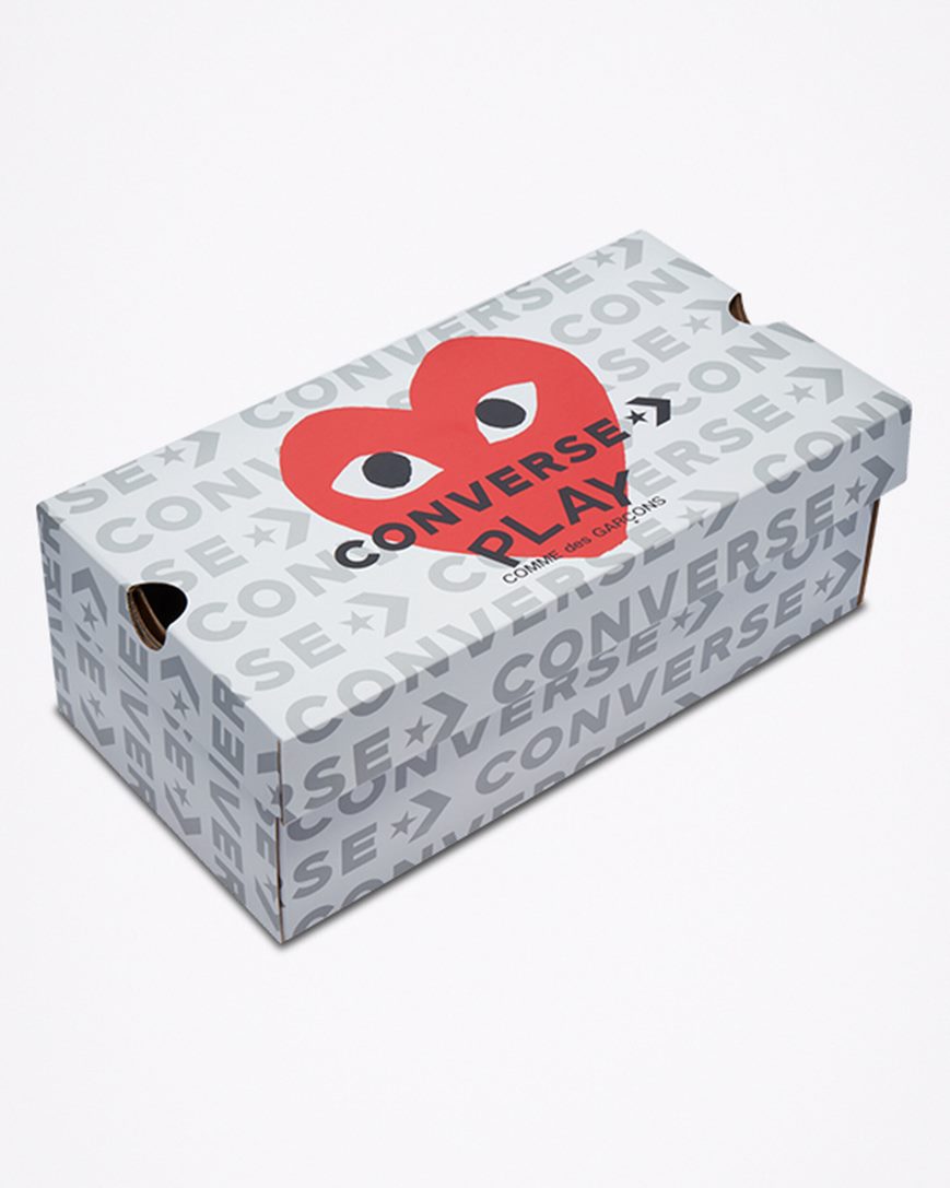 Converse x Comme des Garçons PLAY Chuck 70 Høye Sko Herre Grå Svarte | 217PDJCKA