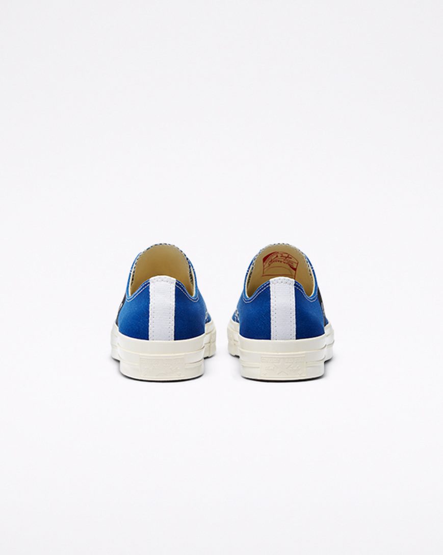 Converse x Comme des Garçons PLAY Chuck 70 Lave Sko Herre Blå Svarte | 451LBUJGV