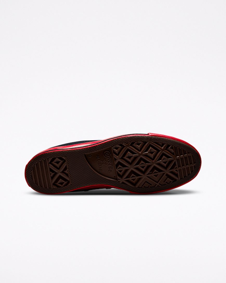 Converse x Comme des Garçons PLAY Chuck 70 Høye Sko Herre Svarte Rød | 478JSABEI