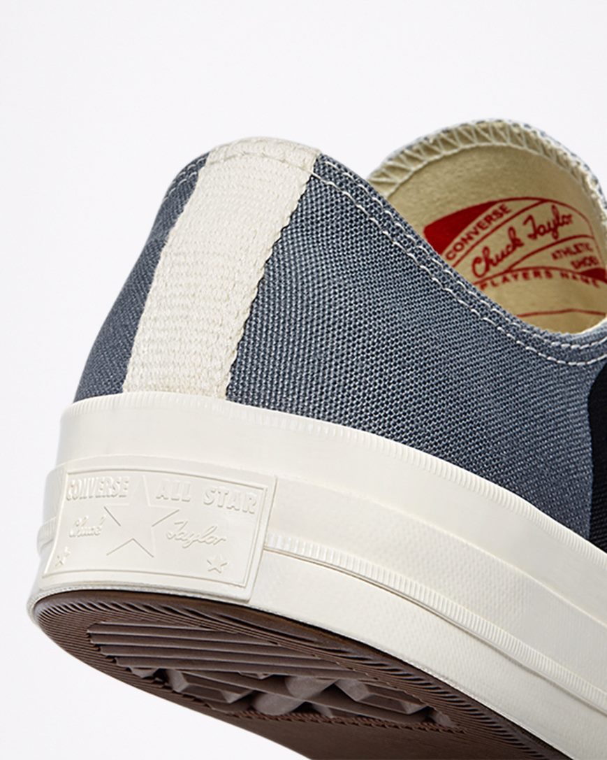 Converse x Comme des Garçons PLAY Chuck 70 Lave Sko Dame Grå Svarte | 982XUAWNQ