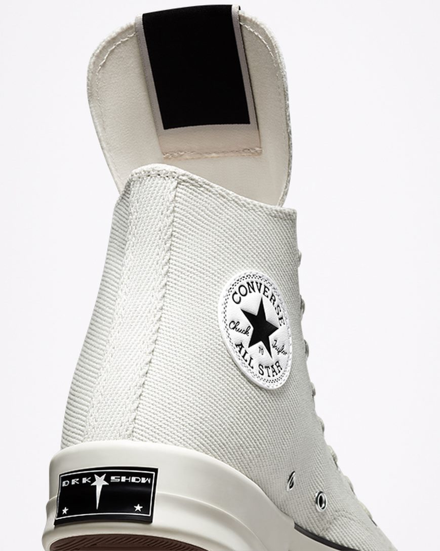 Converse x DRKSHDW DRKSTAR Chuck 70 Høye Sko Herre Hvite Svarte | 589ZODPXE