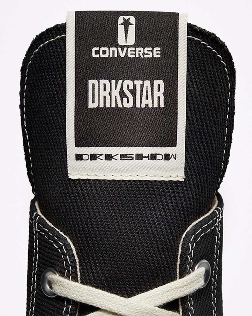 Converse x DRKSHDW DRKSTAR Chuck 70 Høye Sko Herre Svarte | 897RDWGAT