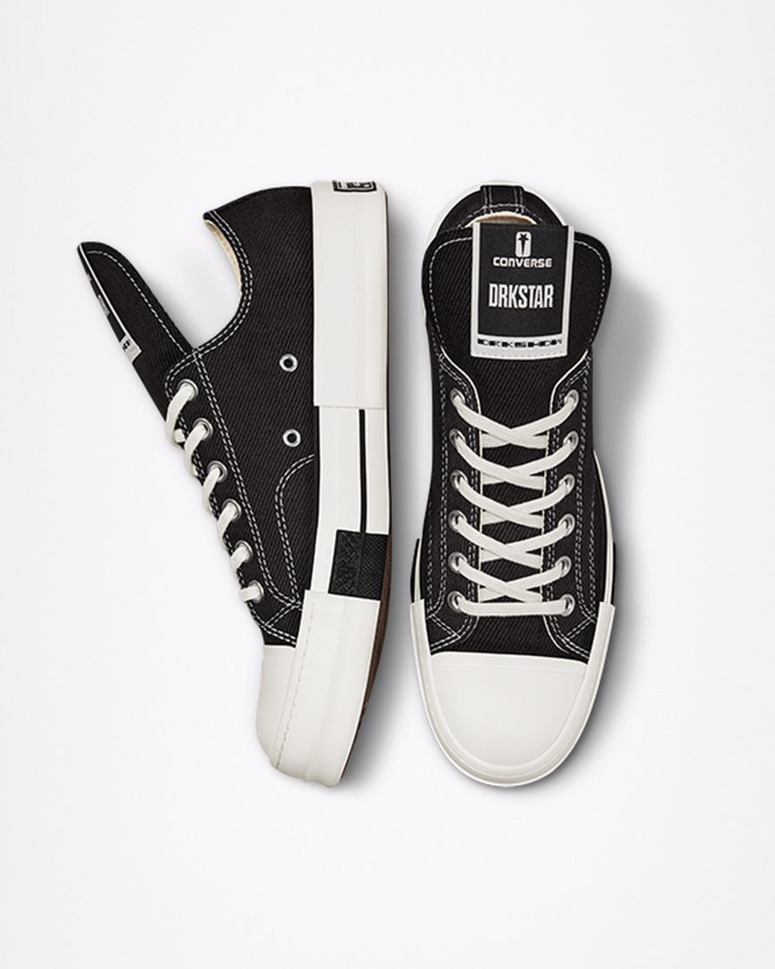 Converse x DRKSHDW DRKSTAR Chuck 70 Lave Sko Herre Svarte | 326DTXPKO