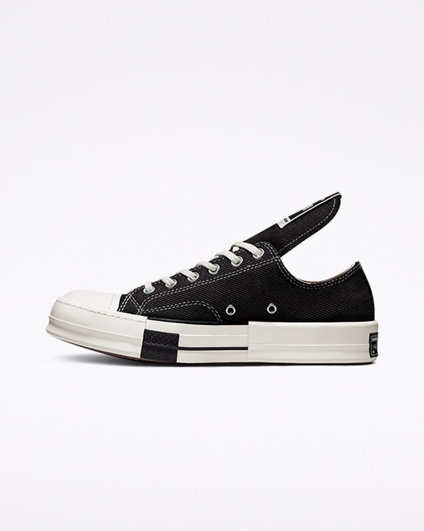 Converse x DRKSHDW DRKSTAR Chuck 70 Lave Sko Dame Svarte | 362XGBANZ